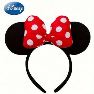 NWT Polka Dot Bow Headband,Hair Hoop Birthday Party Cosplay Costume Hair Band